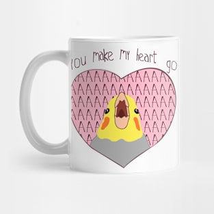 you make my heart go AAAAAAAAA Mug